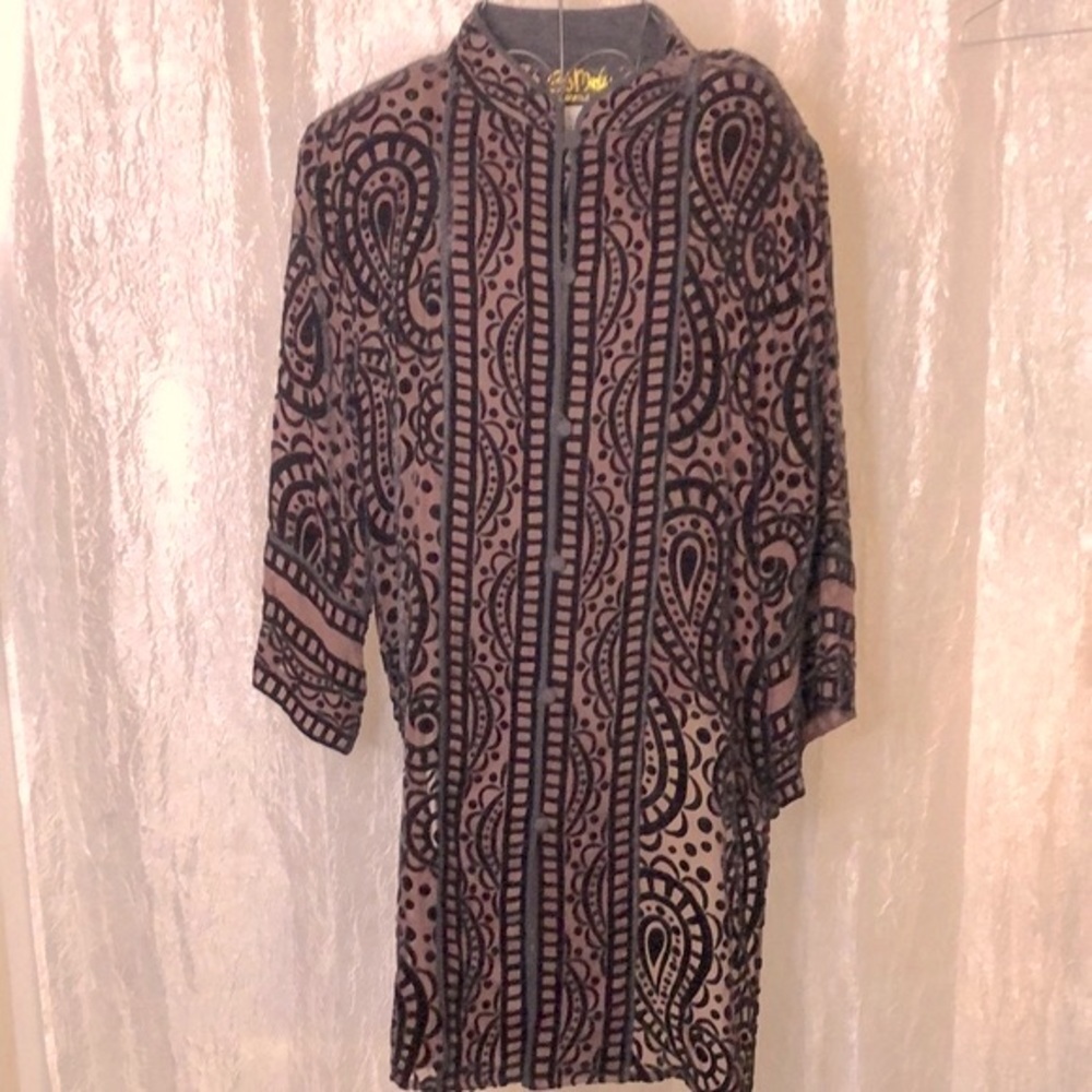 BOB MACKIE button down duster - Picture 3 of 7